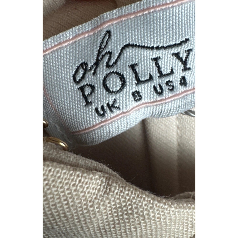 Oh Polly Mini Dress US 4 Sand Corset Bodycon Strappy Back Underwire NWT 7146 - Picture 7 of 8